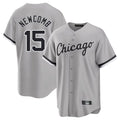 Ldoa C.White Sox #15 Sean Newcomb Player Gray Home Game Stitched Jerseys