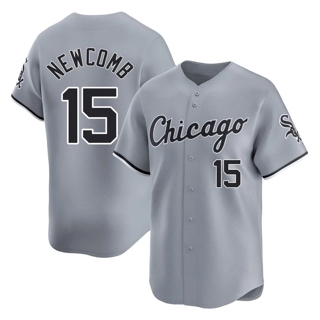 Ldoa C.White Sox #15 Sean Newcomb Player Gray Road Limited Home Stitched Jerseys