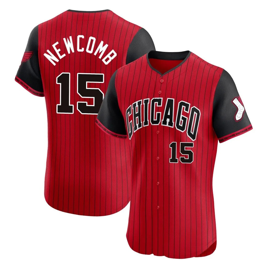 Ldoa C.White Sox #15 Sean Newcomb Player Red City Connect Limited Elite Home Stitched Jerseys