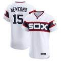 Ldoa C.White Sox #15 Sean Newcomb Player White T-shirt Limited Elite Home Stitched Jerseys