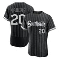 Ldoa C.White Sox #20 Miguel Vargas Player Black City Connect Limited Elite Home Stitched Jerseys