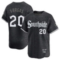 Ldoa C.White Sox #20 Miguel Vargas Player Black City Connect Limited Home Stitched Jerseys