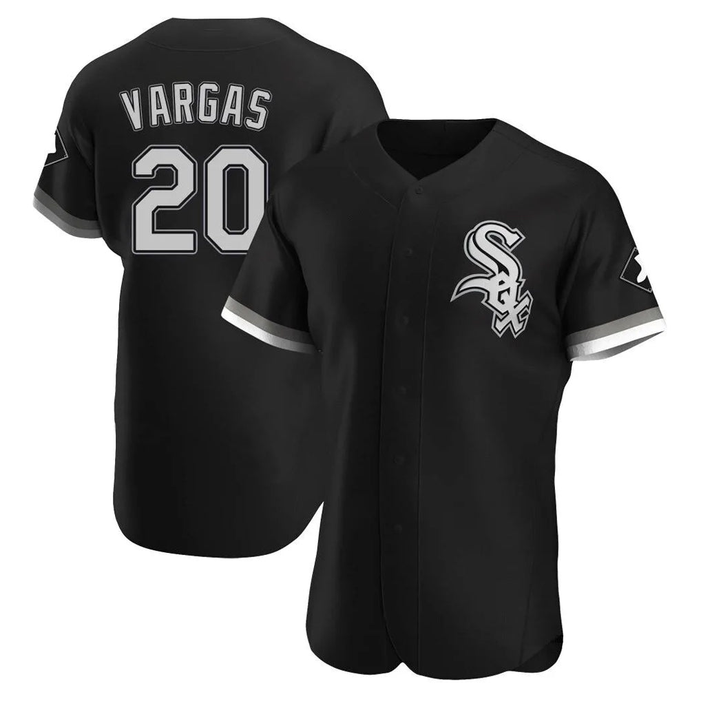 Ldoa C.White Sox #20 Miguel Vargas Player Black Limited Elite Home Stitched Jerseys