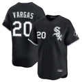 Ldoa C.White Sox #20 Miguel Vargas Player Black Limited Home Stitched Jerseys