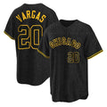 Ldoa C.White Sox #20 Miguel Vargas Player Black Snake Skin City Home Game Stitched Jerseys