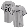 Ldoa C.White Sox #20 Miguel Vargas Player Gray Home Game Stitched Jerseys