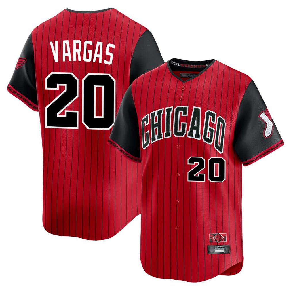 Ldoa C.White Sox #20 Miguel Vargas Player Red City Connect Limited Home Stitched Jerseys