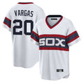 Ldoa C.White Sox #20 Miguel Vargas Player White T-shirt Home Game Stitched Jerseys