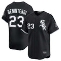 Ldoa C.White Sox #23 Andrew Benintendi Player Black Limited Home Stitched Jerseys