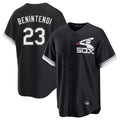 Ldoa C.White Sox #23 Andrew Benintendi Player Black Spring Training Game Stitched Jerseys