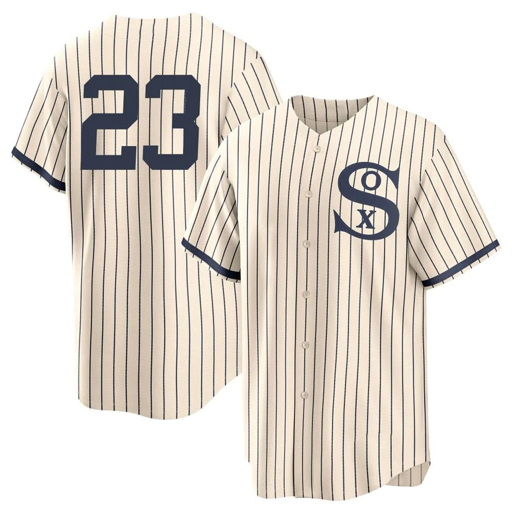 Ldoa C.White Sox #23 Andrew Benintendi Player Cream Field of Dreams Home Game Stitched Jerseys
