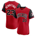 Ldoa C.White Sox #23 Andrew Benintendi Player Red City Connect Limited Elite Home Stitched Jerseys