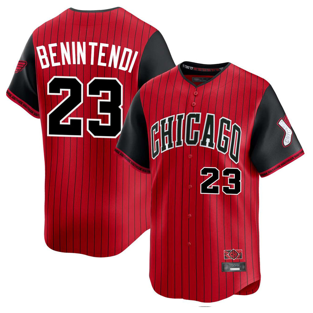 Ldoa C.White Sox #23 Andrew Benintendi Player Red City Connect Limited Home Stitched Jerseys