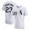 Ldoa C.White Sox #23 Andrew Benintendi Player White Stripe Limited Elite Home Stitched Jerseys