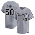 Ldoa C.White Sox #50 Lenyn Sosa Player Gray Road Limited Home Stitched Jerseys