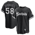 Ldoa C.White Sox #58 Seranthony Dom¡§anguez Player Black City Connect Home Game Stitched Jerseys