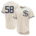 Ldoa C.White Sox #58 Seranthony Dom¡§anguez Player Cream Field of Dreams Limited Elite Home Stitched Jerseys
