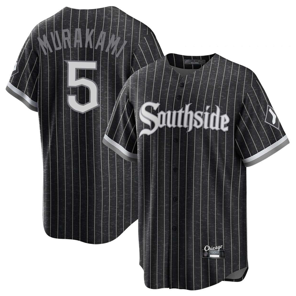 Ldoa C.White Sox #5 Munetaka Murakami Player Black City Connect Home Game Stitched Jerseys