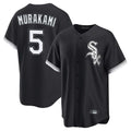 Ldoa C.White Sox #5 Munetaka Murakami Player Black Home Game Stitched Jerseys
