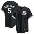 Ldoa C.White Sox #5 Munetaka Murakami Player Black Spring Training Game Stitched Jerseys