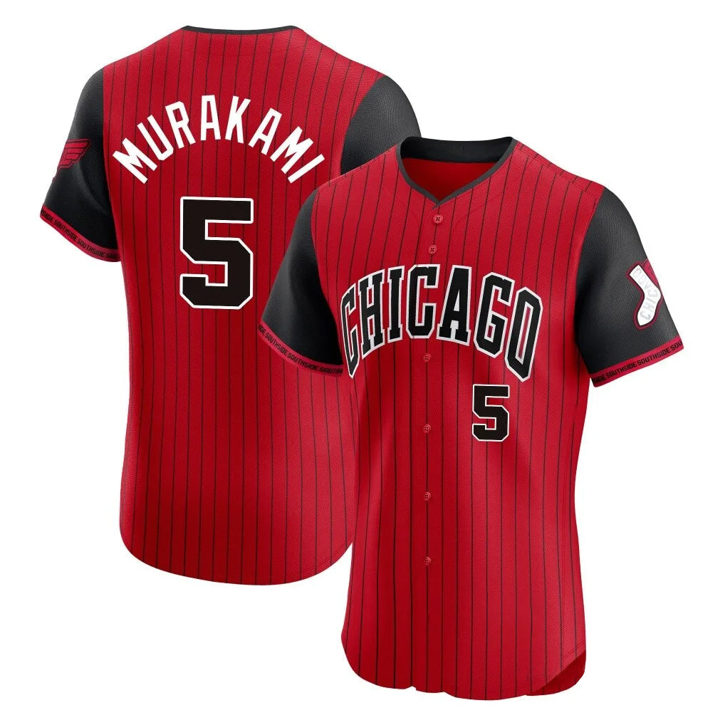 Ldoa C.White Sox #5 Munetaka Murakami Player Red City Connect Limited Elite Home Stitched Jerseys