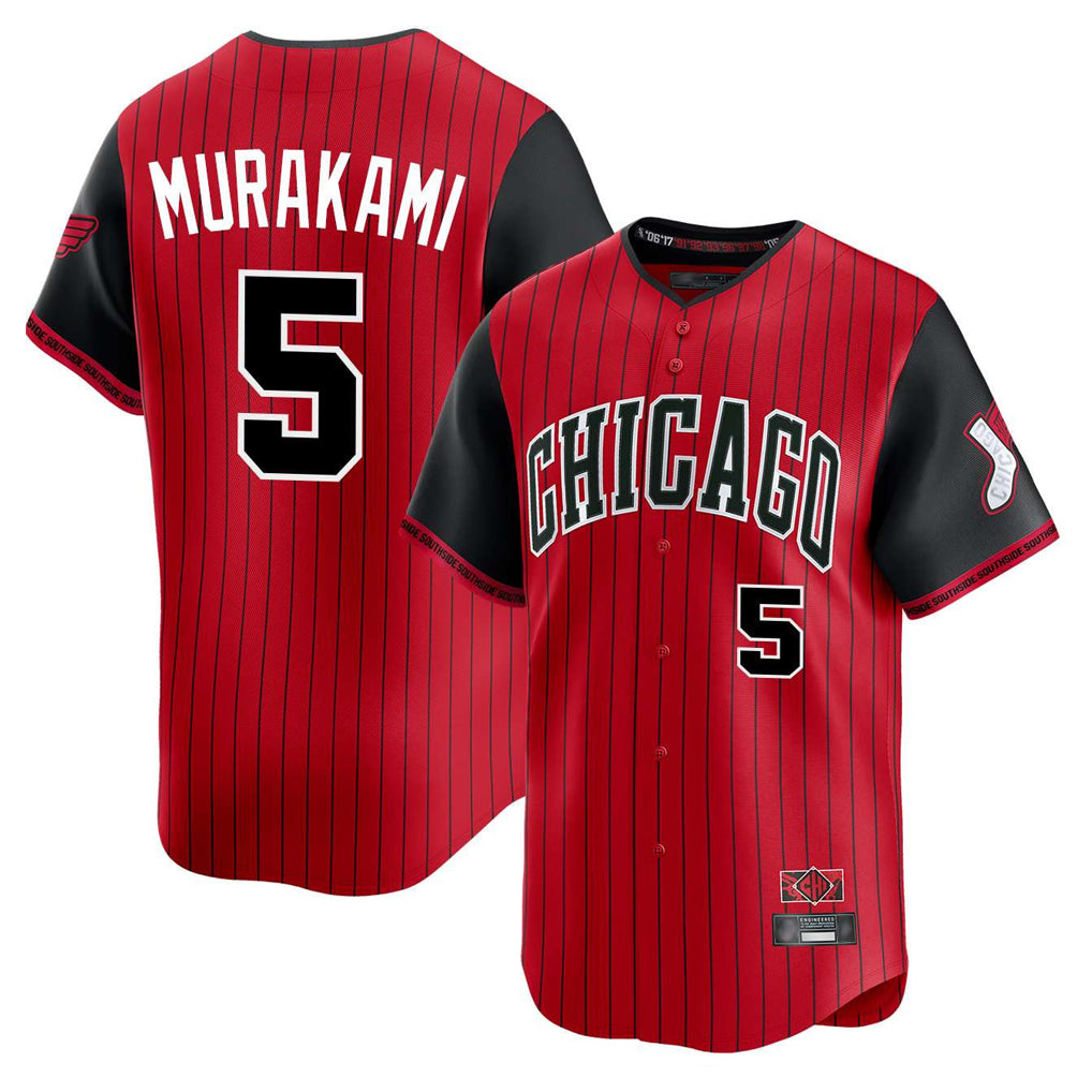 Ldoa C.White Sox #5 Munetaka Murakami Player Red City Connect Limited Home Stitched Jerseys