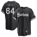 Ldoa C.White Sox #64 Shane Smith Player Black City Connect Home Game Stitched Jerseys