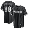 Ldoa C.White Sox #88 Luis Robert Jr Player Black City Connect Home Game Stitched Jerseys