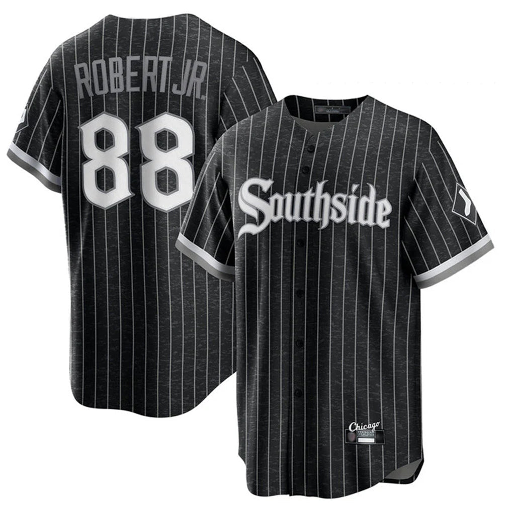 Ldoa C.White Sox #88 Luis Robert Jr Player Black City Connect Home Game Stitched Jerseys