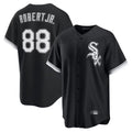 Ldoa C.White Sox #88 Luis Robert Jr Player Black Home Game Stitched Jerseys