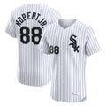 Ldoa C.White Sox #88 Luis Robert Jr Player White Stripe Limited Elite Home Stitched Jerseys