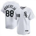Ldoa C.White Sox #88 Luis Robert Jr Player White Stripe Limited Home Stitched Jerseys