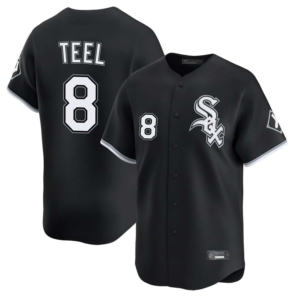 Ldoa C.White Sox #8 Kyle Teel Player Black Limited Home Stitched Jerseys