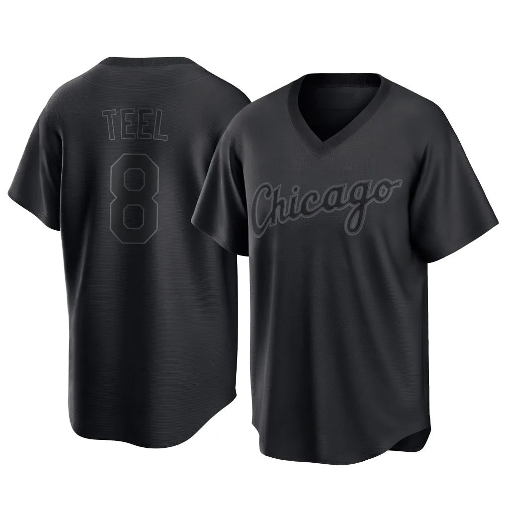 Ldoa C.White Sox #8 Kyle Teel Player Black T-shirt Home Game Stitched Jerseys
