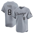 Ldoa C.White Sox #8 Kyle Teel Player Gray Road Limited Home Stitched Jerseys