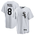 Ldoa C.White Sox #8 Kyle Teel Player White Stripe Home Game Stitched Jerseys