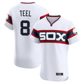 Ldoa C.White Sox #8 Kyle Teel Player White T-shirt Limited Elite Home Stitched Jerseys