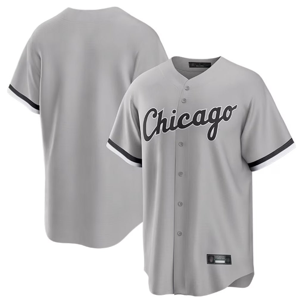 Ldoa C.White Sox ## White Sox Blank Player Gray Home Game Stitched Jerseys