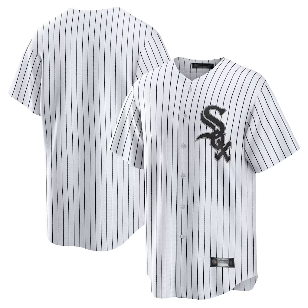 Ldoa C.White Sox ## White Sox Blank Player White Stripe Home Game Stitched Jerseys