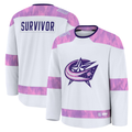 Tuec CB.Jackets White Hockey Fights Cancer Survivor Practice Jersey