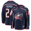 Tuec CB.Jackets #24 Mathieu Olivier Navy Home Breakaway Jersey