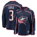 Tuec CB.Jackets #3 Charlie Coyle Navy Home Breakaway Jersey