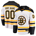Tuec Custom B.Bruins White Away Breakaway Stitched Jerseys