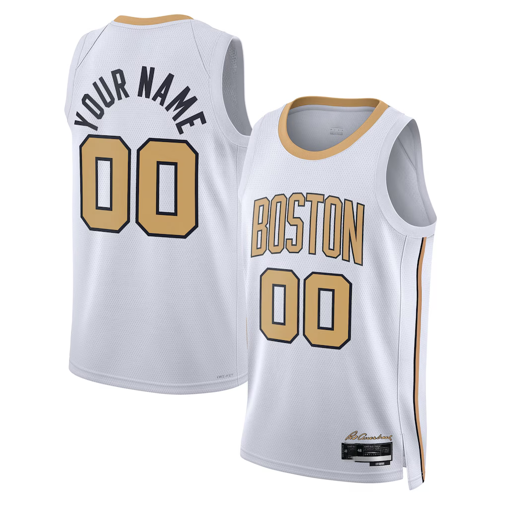 Ldoa Custom B.Celtics White 202526 City Edition Swingman Jerseys