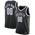 Ldoa Custom B.Nets Black Swingman Jerseys - Icon Edition