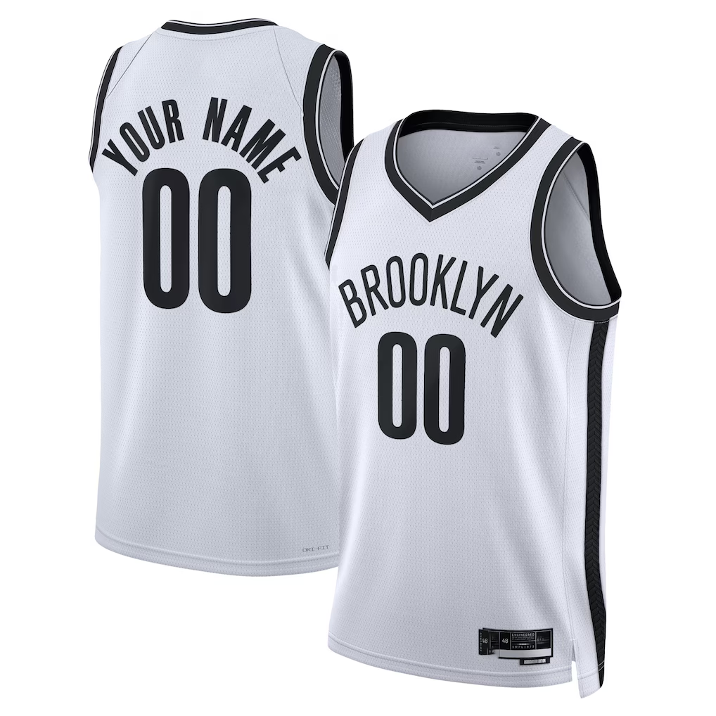 Ldoa Custom B.Nets White Swingman Jerseys - Association Edition