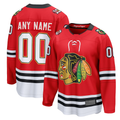 Tuec Custom C.Blackhawks Red Centennial Breakaway Jerseys