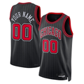 Ldoa Custom C.Bulls Black 2022-23 Swingman Jerseys - Statement Edition