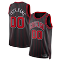 Ldoa Custom C.Bulls Black Swingman Jerseys - Statement Edition