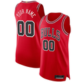 Ldoa Custom C.Bulls Red Authentic Jerseys - Icon Edition
